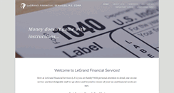 Desktop Screenshot of legrandfinancial.com